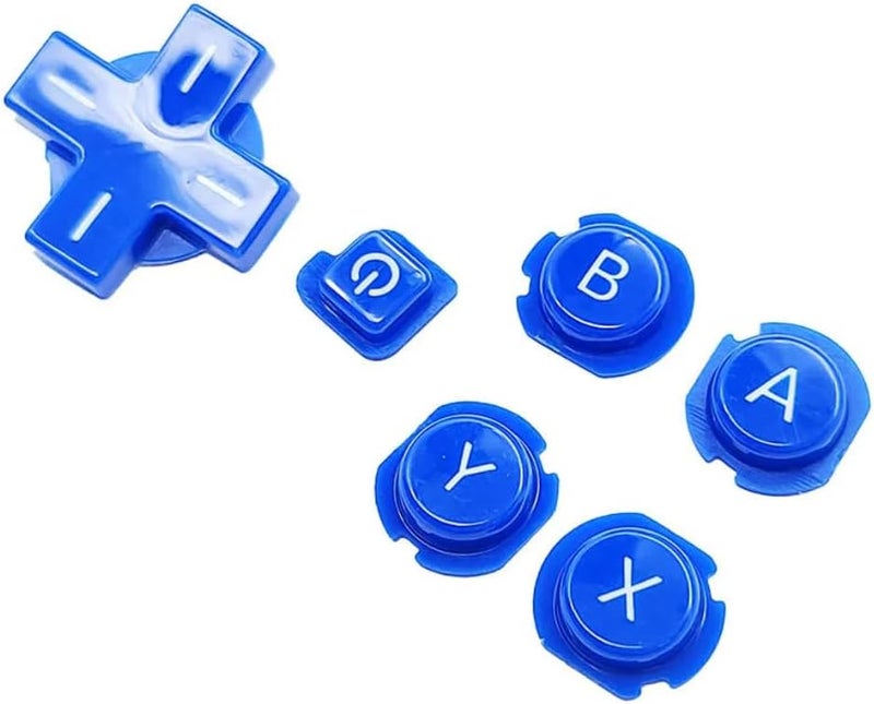 VANJUNN Store Replacement for Nintendo 3DS Game Console ABXY D-Pad Button A B X Y D-Pad Direction Cross Buttons (Red) - Image 3